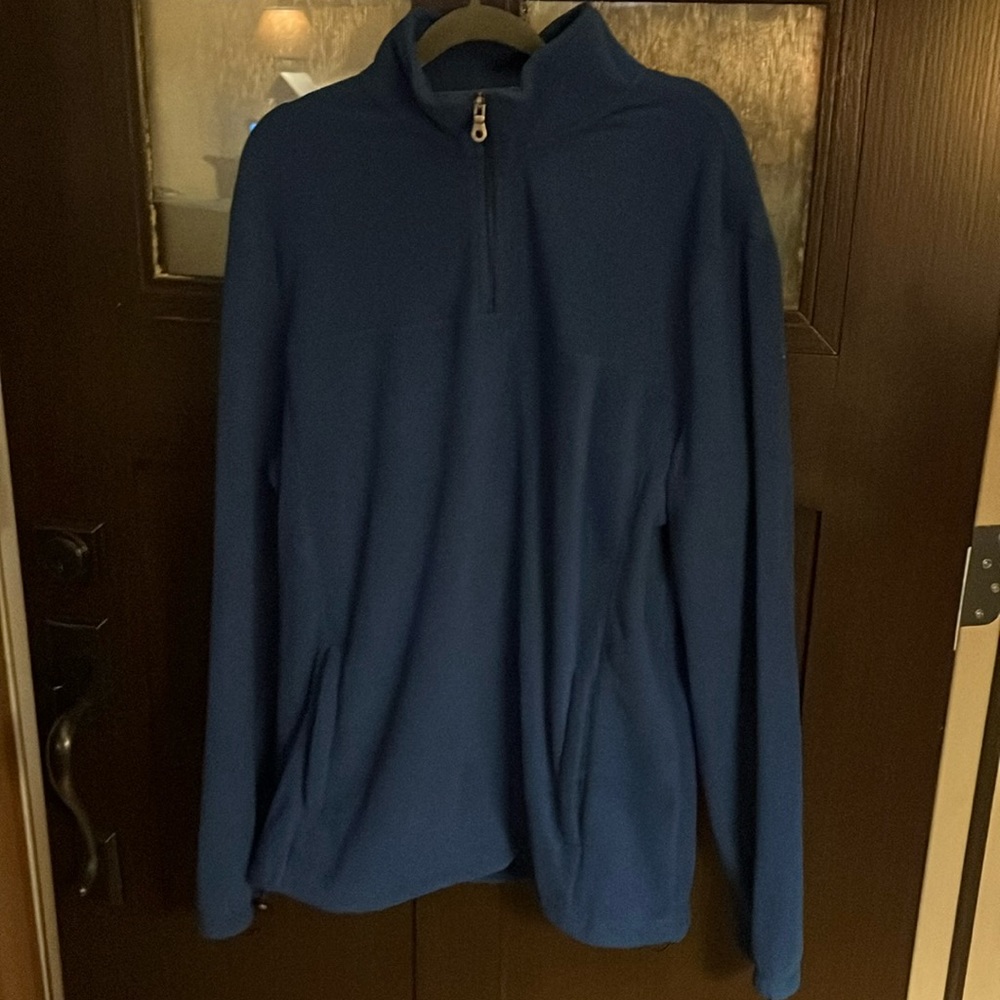 Mens XL blue Croft and Barrow Fleece - great condition